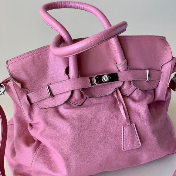 Rare Marco Tagliaferri Pink Satchel - Picture 2 of 11